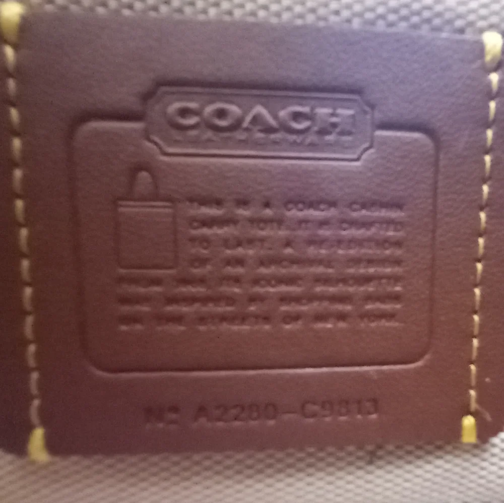 COACH Cashin Carry Tote 20 With Trompe L'oeil Print